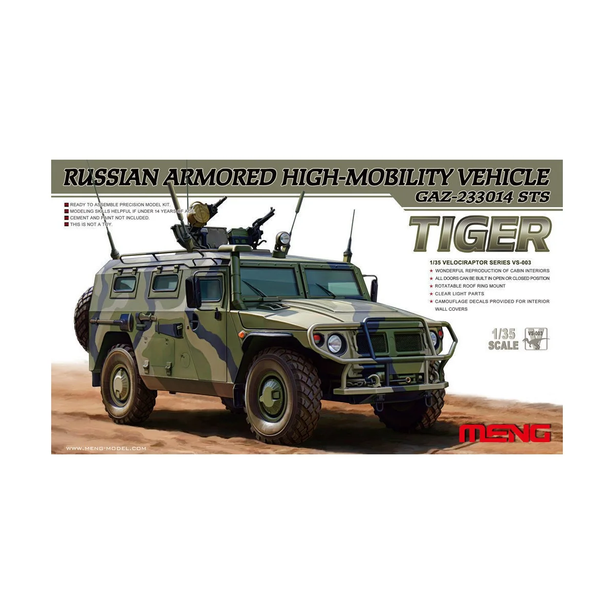 Russian Armored High-Mobility, 1/35 - MENG-Model VS-003