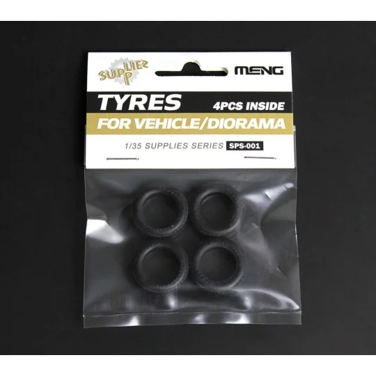 Tyres for Vehicle/Diorama (4pcs) - MENG-Model SPS-001