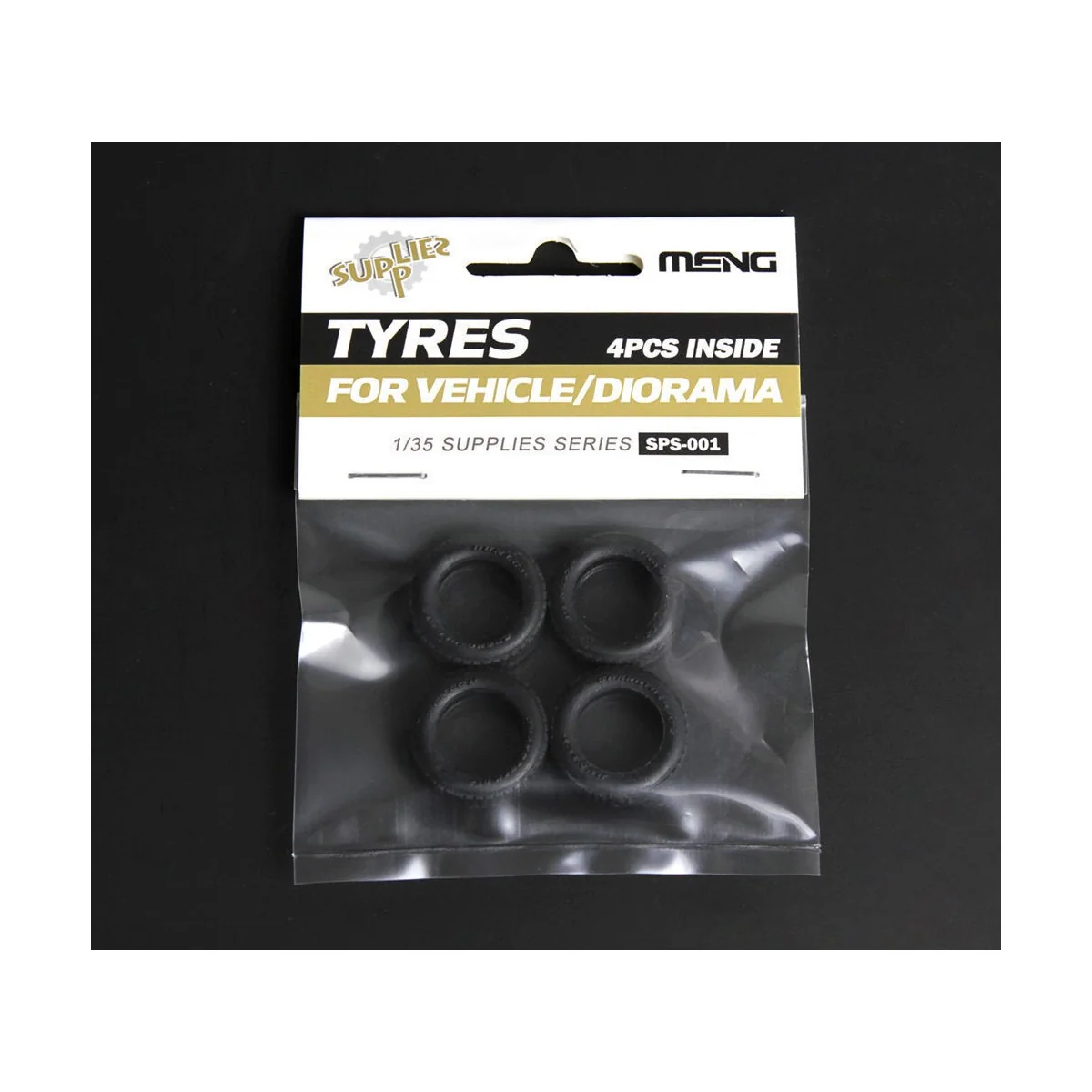 Tyres for Vehicle/Diorama (4pcs) - MENG-Model SPS-001