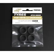 Tyres for Vehicle/Diorama (4pcs) - MENG-Model SPS-001