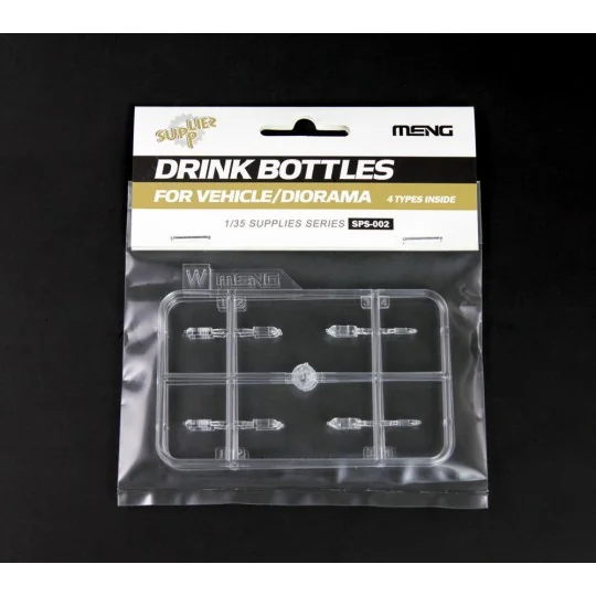 Drink Bottles for Vehicle/Diorama - MENG-Model SPS-002