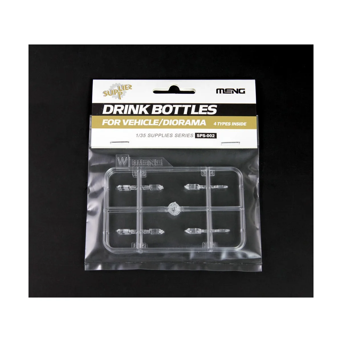 Drink Bottles for Vehicle/Diorama - MENG-Model SPS-002