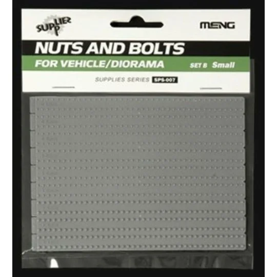 Nuts and Bolts SET B (small), 1/35 - MENG-Model SPS-007