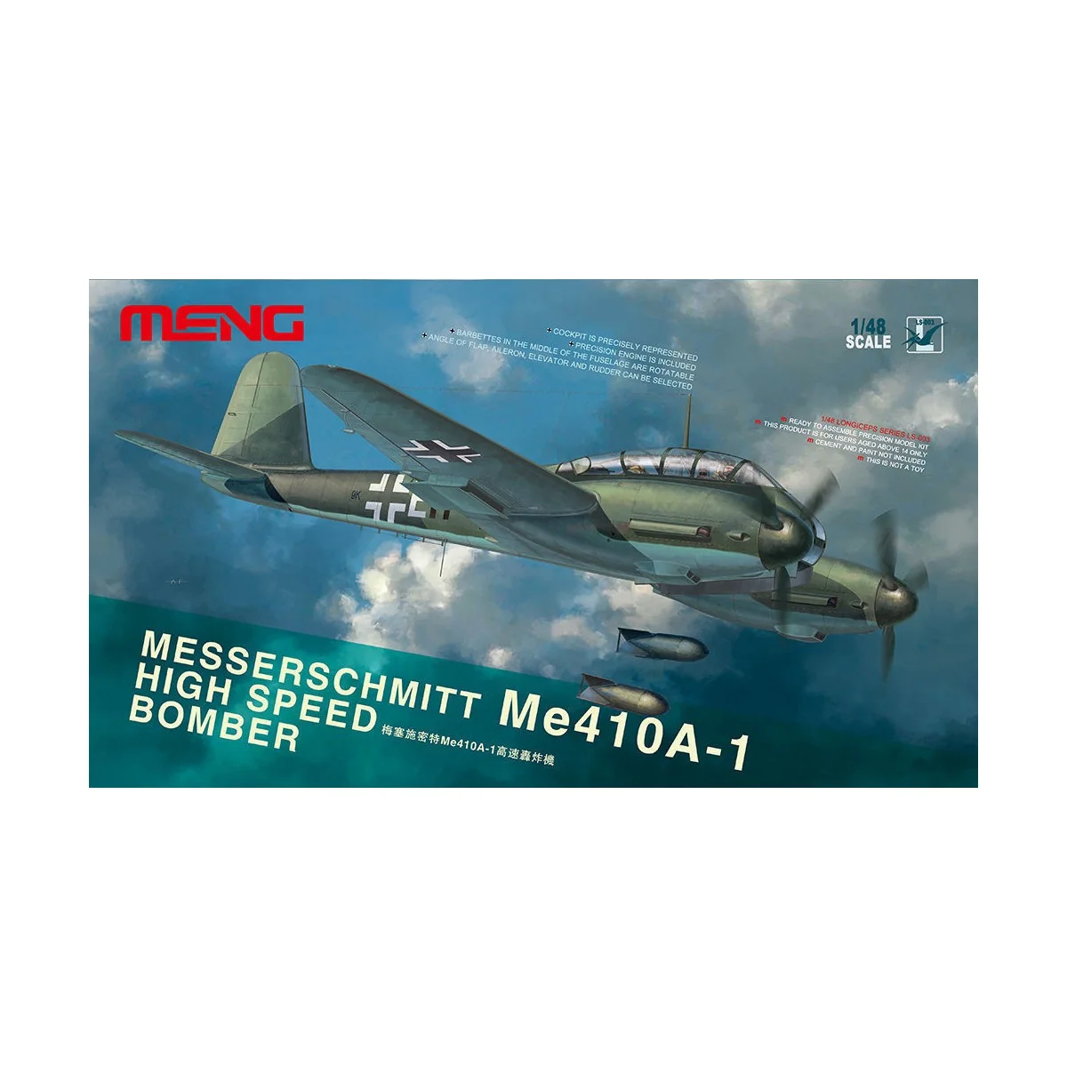 Messerschmitt Me-410A-1 High Speed Bombe - MENG-Model LS-003