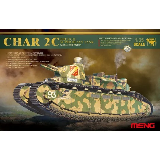 French super heavy tank Char 2C - MENG-Model TS-009