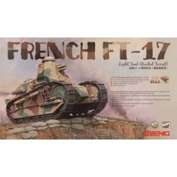 French FT-17 Light Tank (Riveted Turret), 1/35 - MENG-Model TS-011