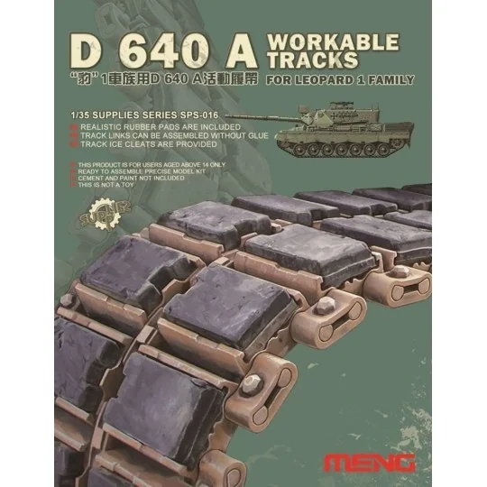 D 640 A Workable Tracks for Leopard 1 Fa - MENG-Model SPS-016