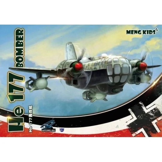 He 177 Bomber (Special Edition) White sp - MENG-Model mPLANE-003s