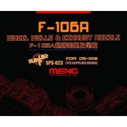 F-106A Wheel Wells & Exhaust Nozzle(Resi - MENG-Model SPS-023