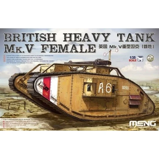 British Heavy Tank Mk.V Female - MENG-Model TS-029