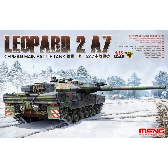 German Main Battle Tank Leopard 2 A7 - MENG-Model TS-027