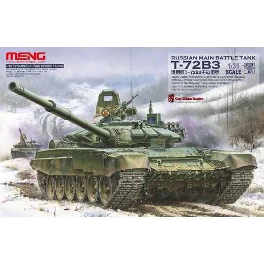 Russian Main Battle Tank T-72B3 - MENG-Model TS-028