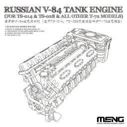 Russian V-84 Engine (for TS-014 & TS-028 & all other T-72 Models) -...