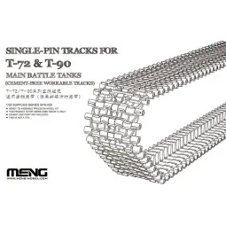 Single-Pin Tracks for T-72 & T-90 Main Battle Tanks(Cement-Free wor...