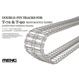 Double-Pin Tracks for T-72 & T-90 Main Battle Tanks(Cement-Free Wor...