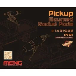 Pickup Mounted Rocket Pods (Resin), 1/35 - MENG-Model SPS-034