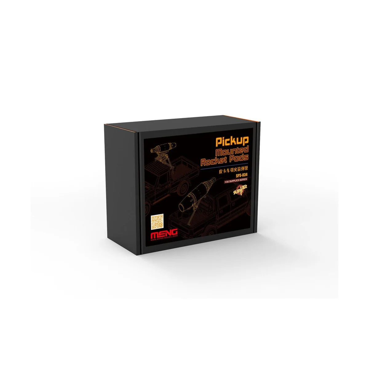 Pickup Mounted Rocket Pods (Resin), 1/35 - MENG-Model SPS-034