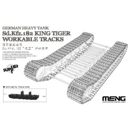 German Heavy Tank Sd.Kfz.182 King Tiger Workable Tracks - MENG-Mode...