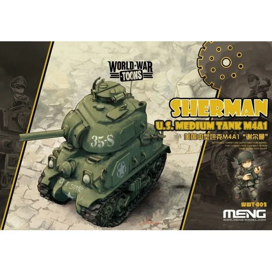 U.S.Medium Tank M4A1 Sherman - MENG-Model WWT-002