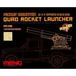 Pickup Mounted Quad Rocket Launcher (RESIN) - MENG-Model SPS-040
