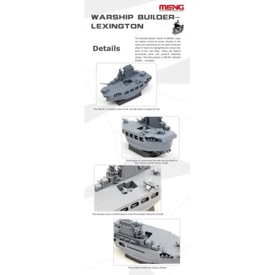 Warship Builder- Lexington - MENG-Model WB-001