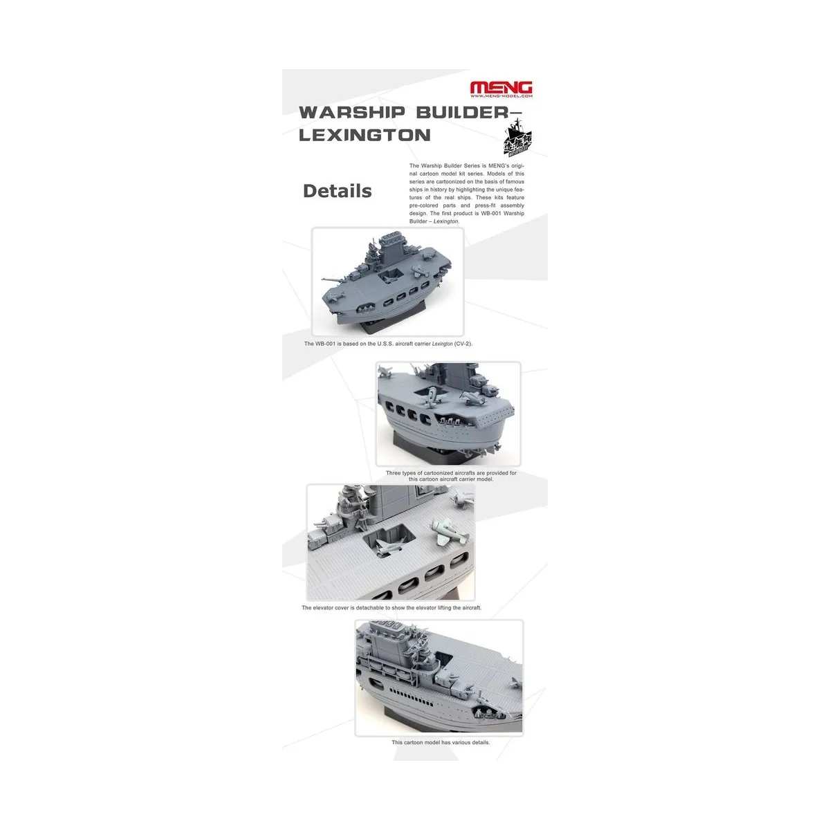 Warship Builder- Lexington - MENG-Model WB-001