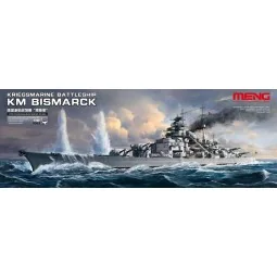 Kriegsmarine Battleship KM Bismarck, 1/700 - MENG-Model PS-003