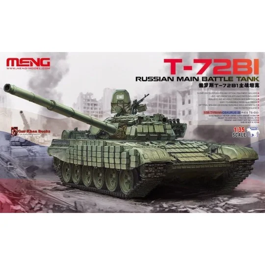 Russian Main Battle Tank T-72B1 - MENG-Model TS-033