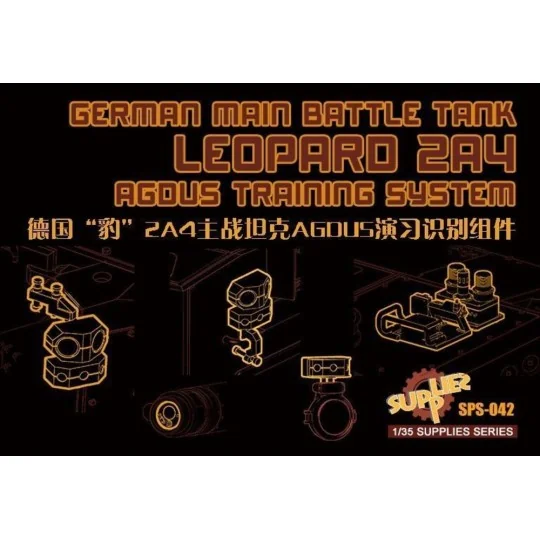 German Main Battle Tank Leopard 2A4 AGDUS Training System (Resin) -...
