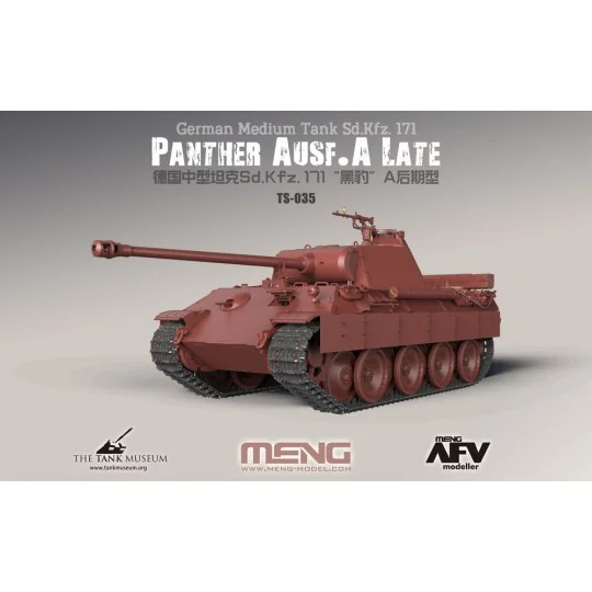German Medium Tank Sd.Kfz.171 Panther Ausf.A Late, 1/35 - MENG-Mode... German Medium Tank Sd.Kfz.171 Panther Ausf.A Late, 1/35 - MENG-Mode...