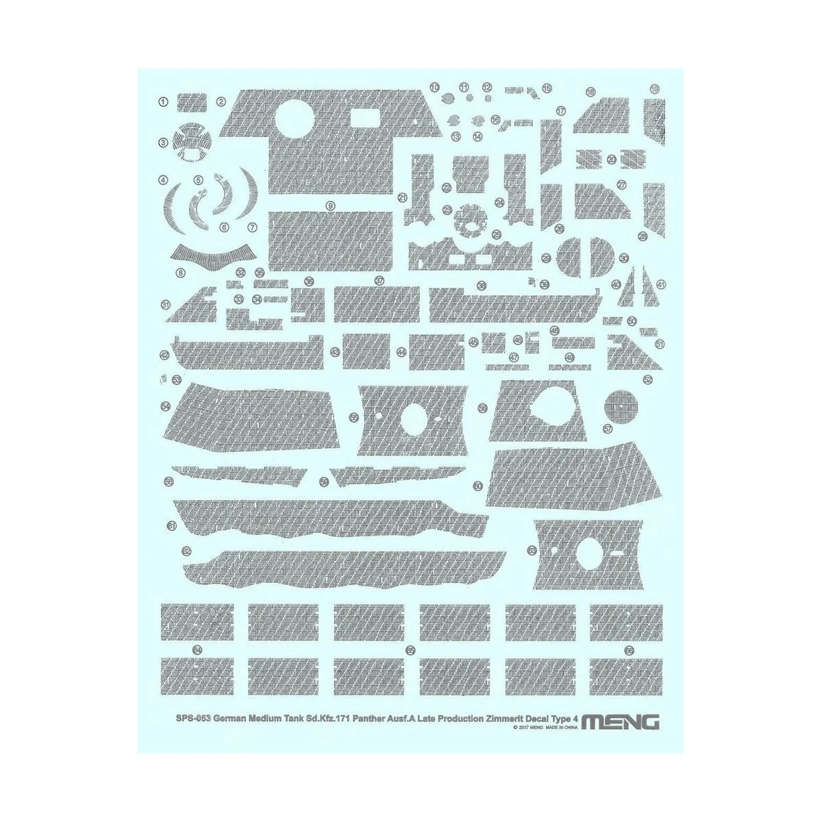 German Medium Tank Sd.Kfz.171 Panther Ausf.A Late Producti.Zimmerit... German Medium Tank Sd.Kfz.171 Panther Ausf.A Late Producti.Zimmerit...