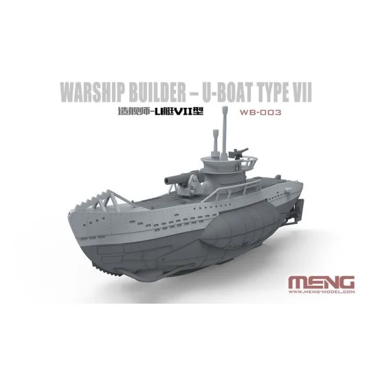 Warship Builder- U-Boat Type VII (Cartoon Model) - MENG-Model WB-003