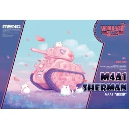 M4A1 Sherman (Cartoon Model, Pink Color) - MENG-Model WWP-002