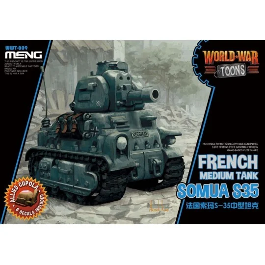 French Medium Tank Somua S-35 (Cartoon Model) - MENG-Model WWT-009 French Medium Tank Somua S-35 (Cartoon Model) - MENG-Model WWT-009
