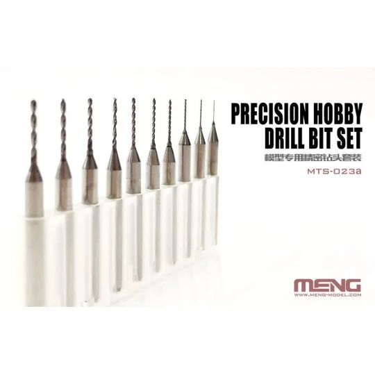 Precision Hobby Drill Bit Set - MENG-Model MTS-023a