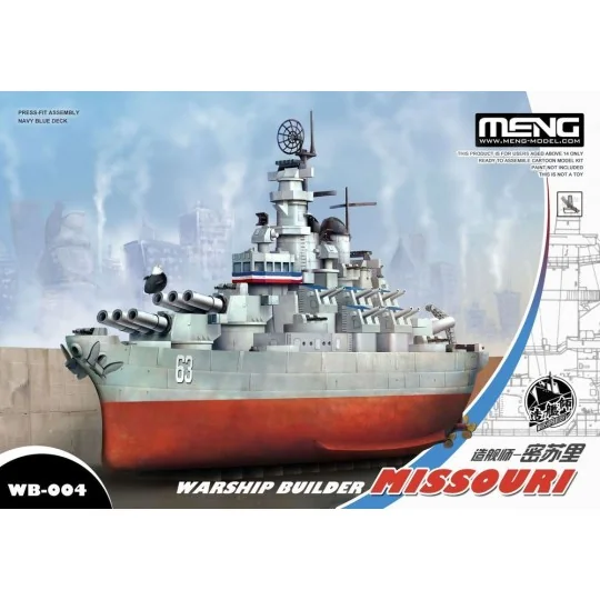 Warship Builder Missouri - MENG-Model WB-004 Warship Builder Missouri - MENG-Model WB-004