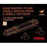 9M38 Surface-to-air Missile DisplayRacks & Missile Container (Resin...