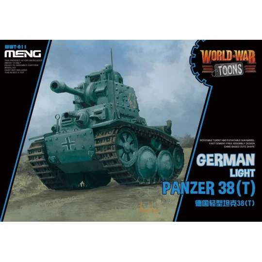German Light Panzer 38(T) (CartoonModel) - MENG-Model WWT-011