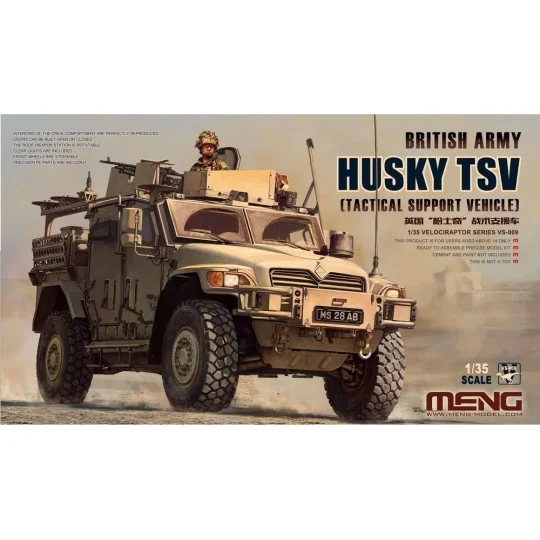 British Army Husky TSV (Tactical Support Vehicle), 1/35 - MENG-Mode...