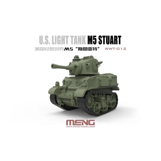 U.S. Light Tank M5 Stuart (Cartoon Model - MENG-Model WWT-012