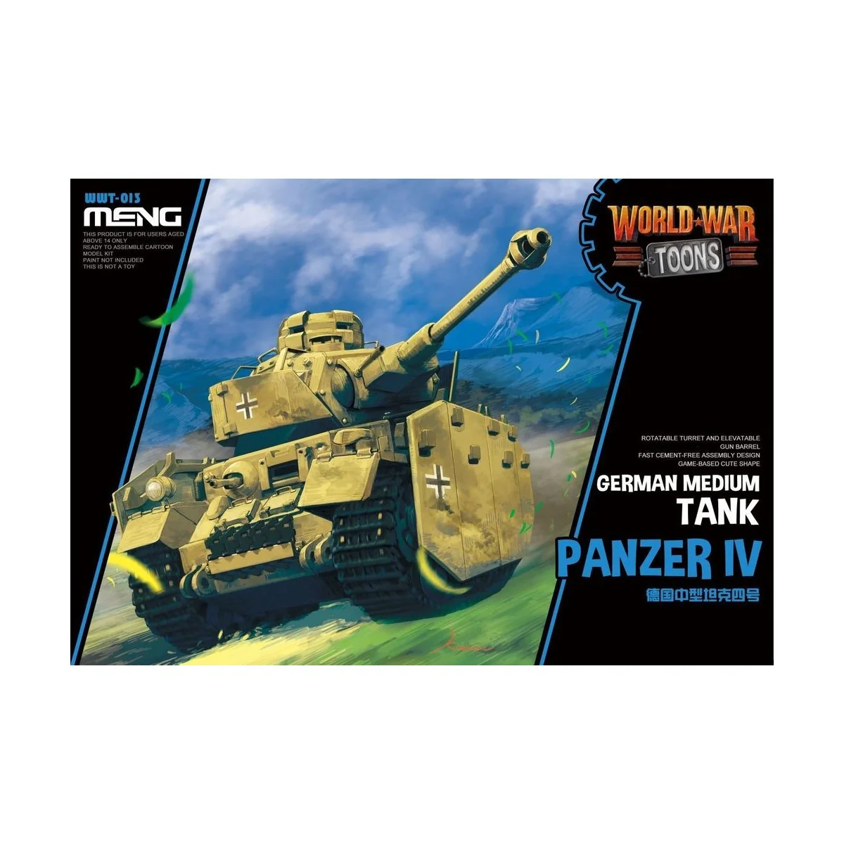 German Medium Tank Panzer IV (CartoonMod - MENG-Model WWT-013