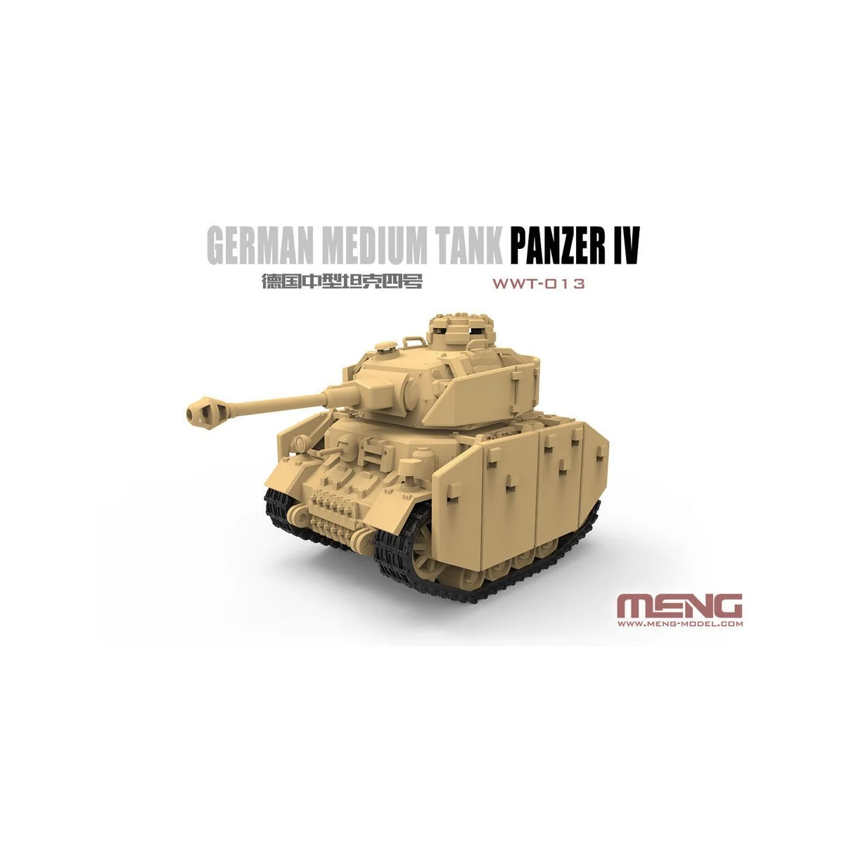 German Medium Tank Panzer IV (CartoonMod - MENG-Model WWT-013