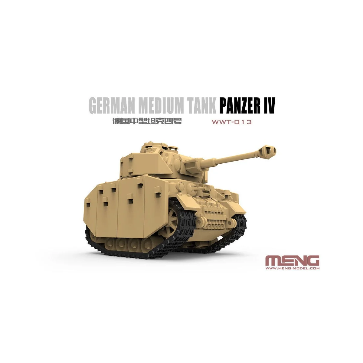 German Medium Tank Panzer IV (CartoonMod - MENG-Model WWT-013
