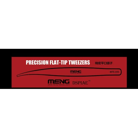 Precision Flat-Tip Tweezers - MENG-Model MTS-035