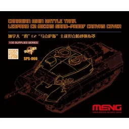 Canadian Main Battle Tank Leopard C2 MEXAS Sand-Proof Canvas Cover(...
