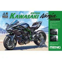 Kawasaki Ninja H2R (Pre-colored Edition), 1/9 - MENG-Model MT-001s