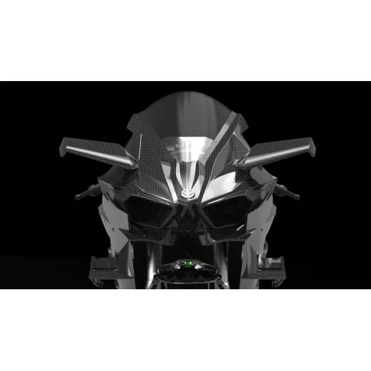 Kawasaki Ninja H2R (Pre-colored Edition), 1/9 - MENG-Model MT-001s