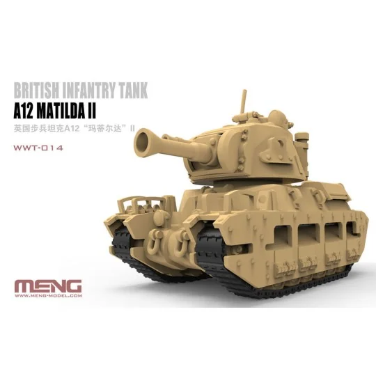 British Infantry Tank A12 Matilda II (CartoonModel) - MENG-Model WW...
