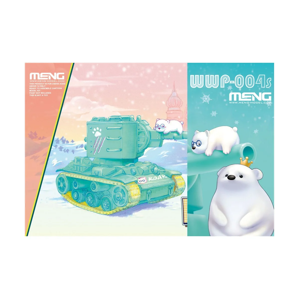 KV-2 (CartoonModel, incl.resin cartoon bear figurines) - MENG-Model...