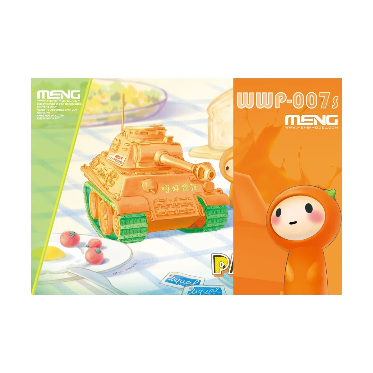 Panther (CartoonModel, incl.resin cartoo figurine) - MENG-Model WWP...